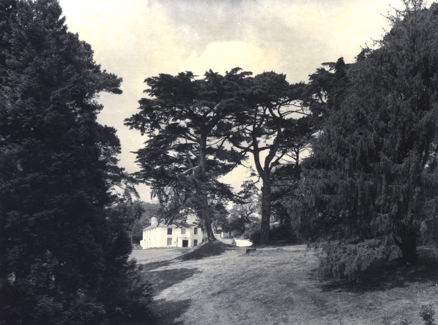 Trebah house in the 1950s