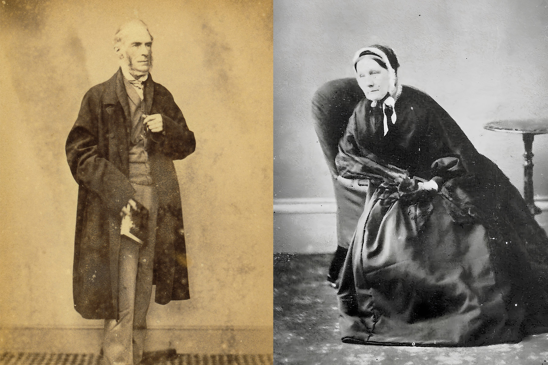 Charles and Sarah Fox of Trebah