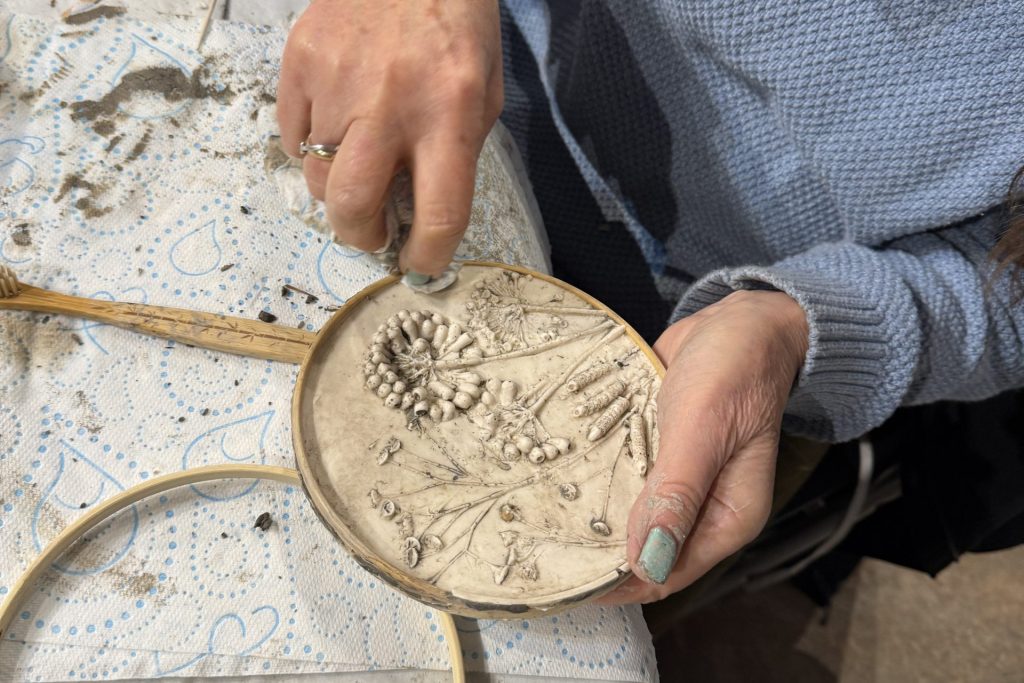 Botanical casting workshop at trebah