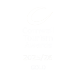 Cornwall Tourism Awards 2025/26 gold award logo