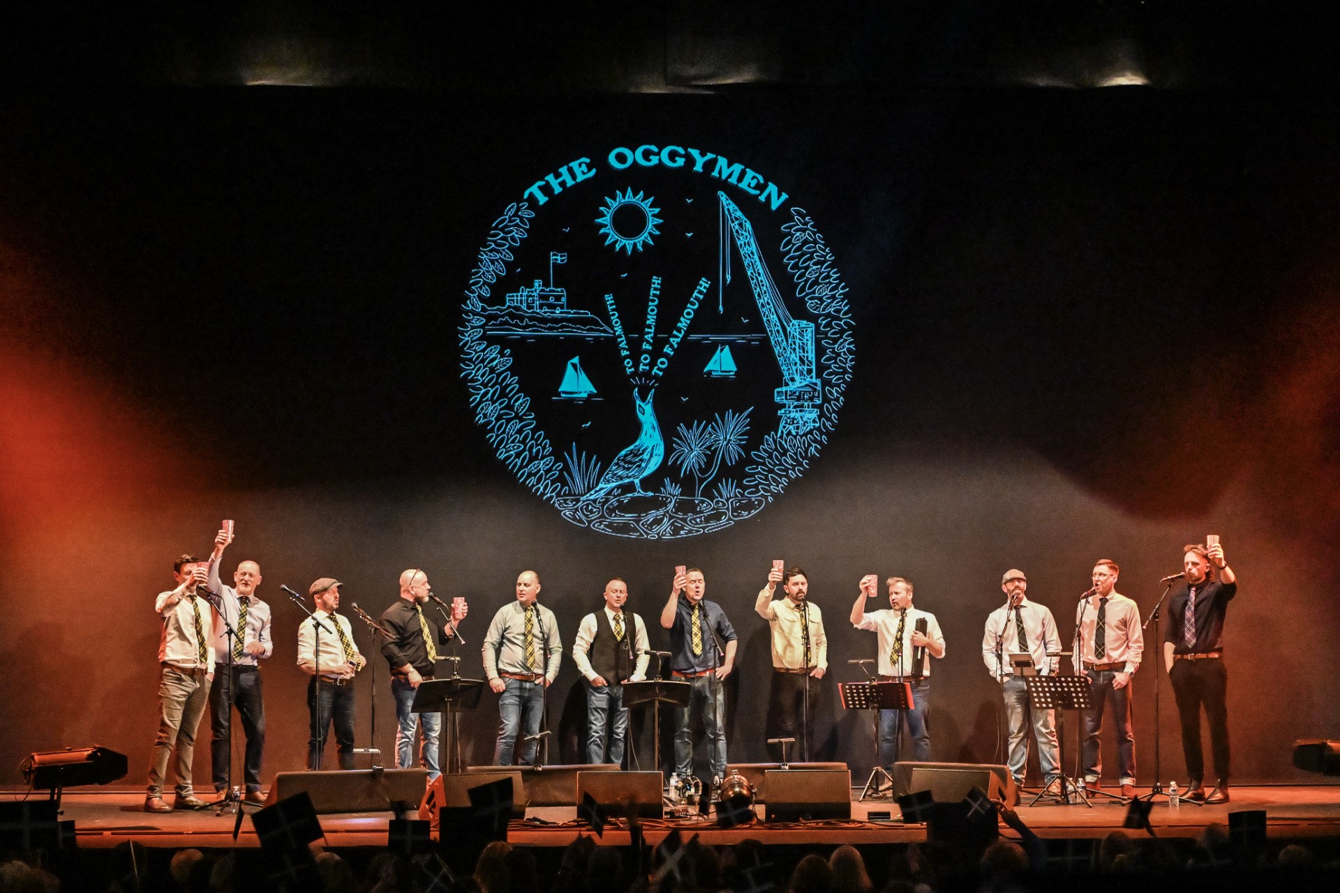 Oggymen in performance