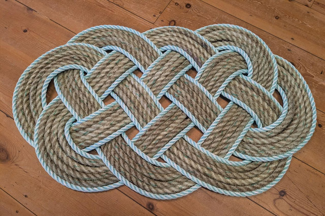 Decorative rope mat